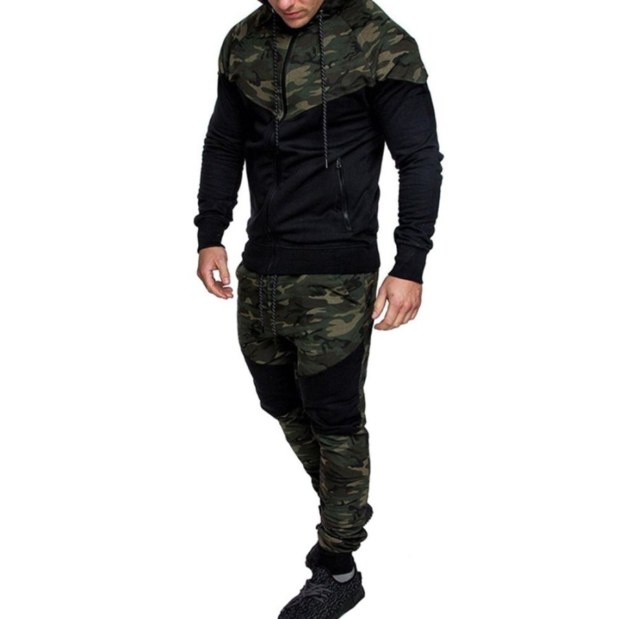 Men ericdress | Ericdress Sports Camouflage Pants Fall Outfit