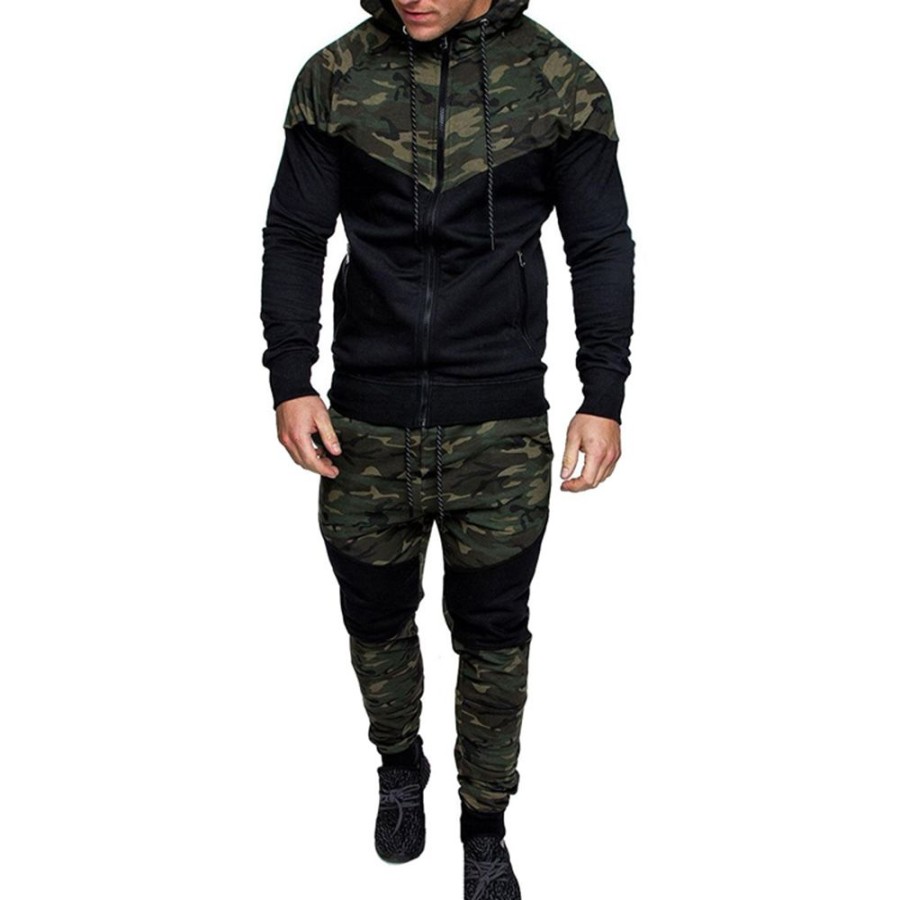 Men ericdress | Ericdress Sports Camouflage Pants Fall Outfit