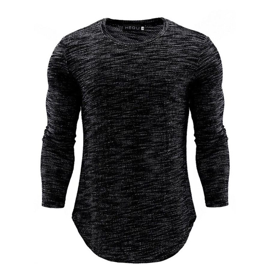 Men ericdress | Ericdress Casual Round Neck Mens Slim T-Shirt