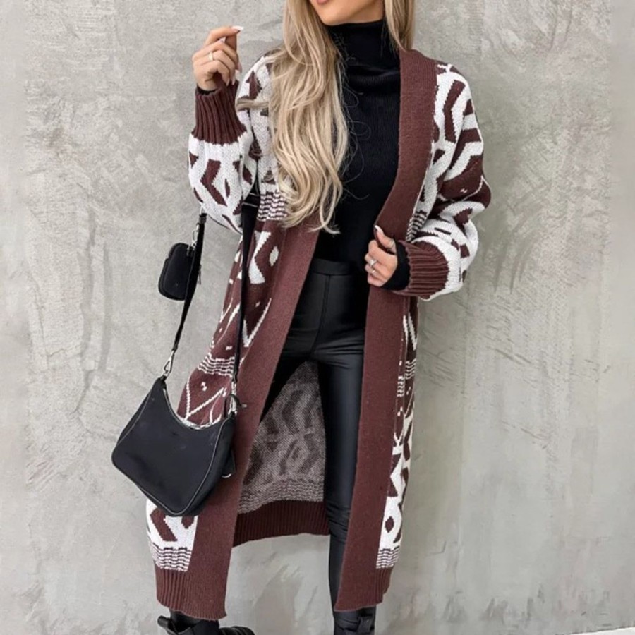 Women ericdress | Ericdress Loose Long Sleeve Women'S Long Sweater