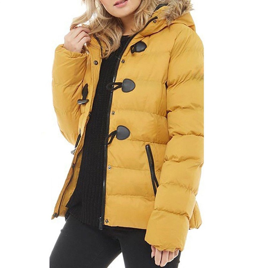 Women ericdress | Ericdress Zipper Slim Patchwork Standard Cotton Padded Jacket