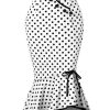 Women ericdress | Ericdress Polka Dots Bowknot Mermaid Women'S Skirt White