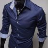 Men ericdress | Ericdress Men'S Slim Shirt