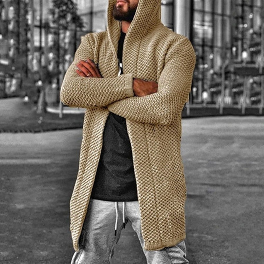 Men ericdress | Ericdress Standard Hooded Hole Winter European Sweater