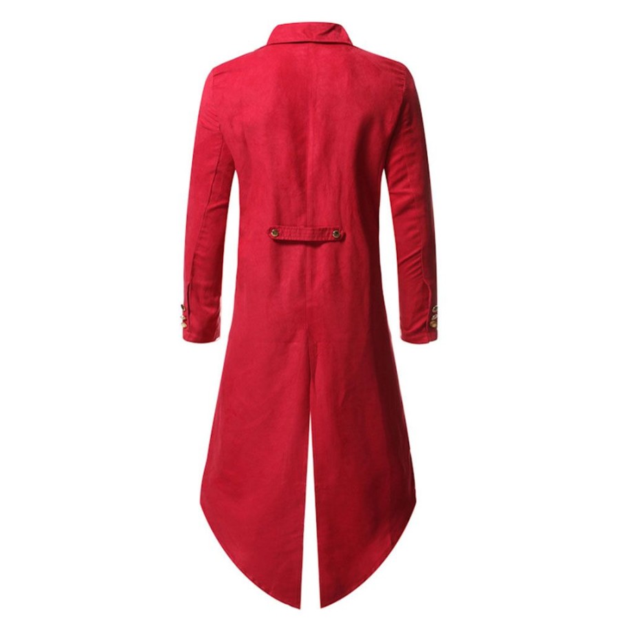 Men ericdress | Ericdress Button Long Plain Single Men'S Trench Coat