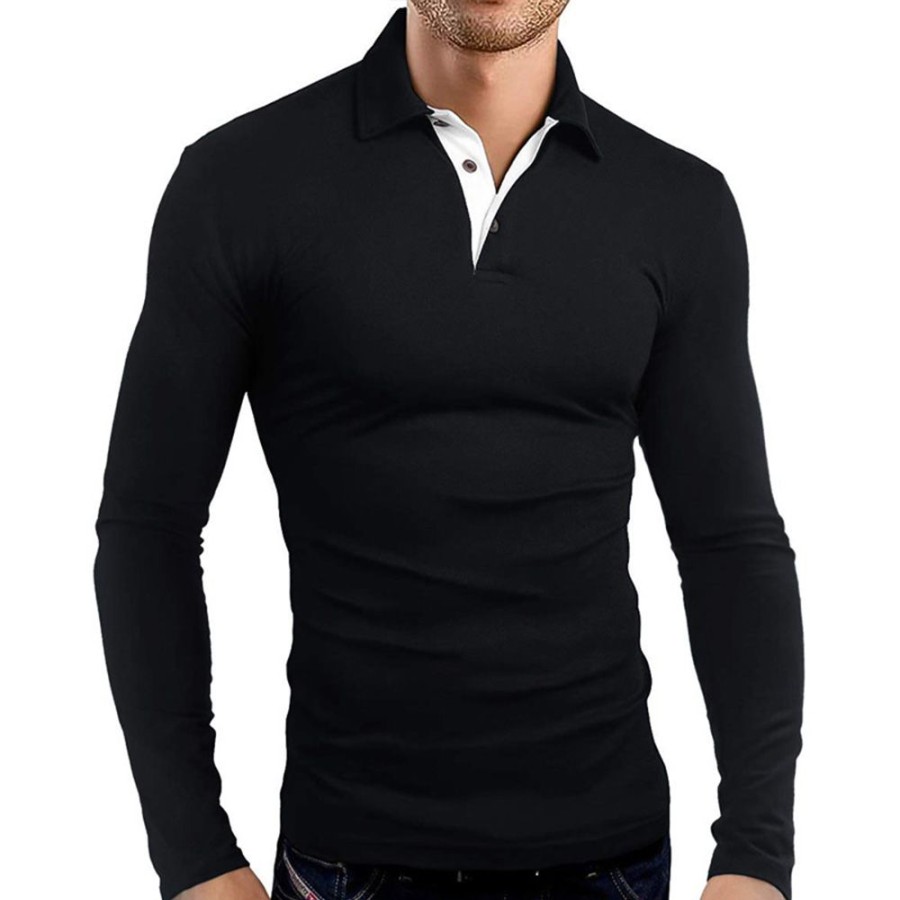 Men ericdress | Ericdress Polo Neck European Polo Shirt